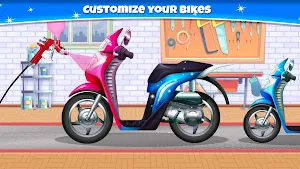 Scooter Repair Mechanic Garage Screenshot 2