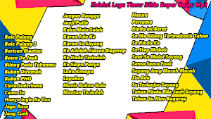 Mp3 Musik Timur Bikin Baper Screenshot 3