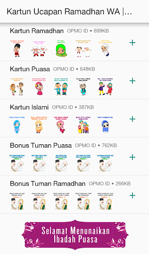 Kartun Ucapan Ramadhan WA | Sticker Screenshot 1