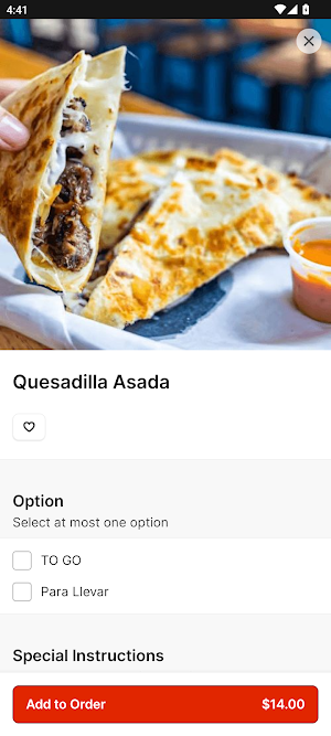 Mas Street Tacos Screenshot 3