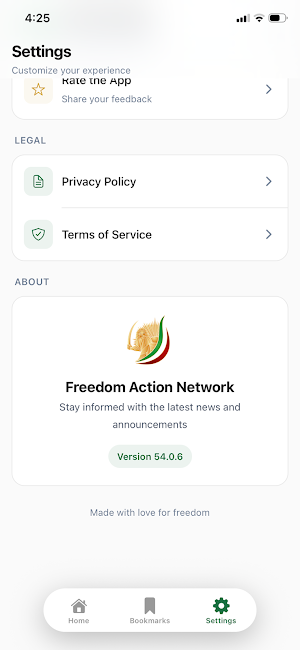 Freedom Action Network Screenshot 0