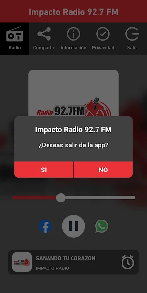 Impacto Radio 92.7 FM Screenshot 2