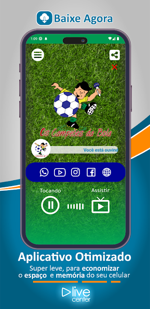 Rádio Os Campeões da Bola Screenshot 0