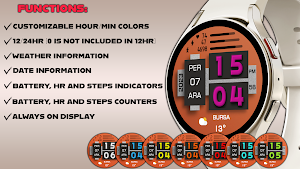 Digital Watch Face Screenshot 2