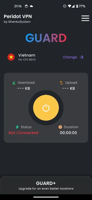 Peridot VPN: The Gatekeeper Screenshot 0