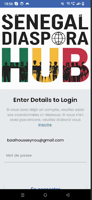 Senegal Diaspora Hub Screenshot 0