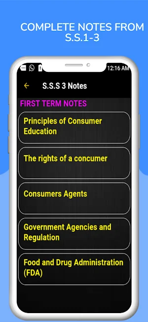 Food and Nutrition (WASSCE) Screenshot 3