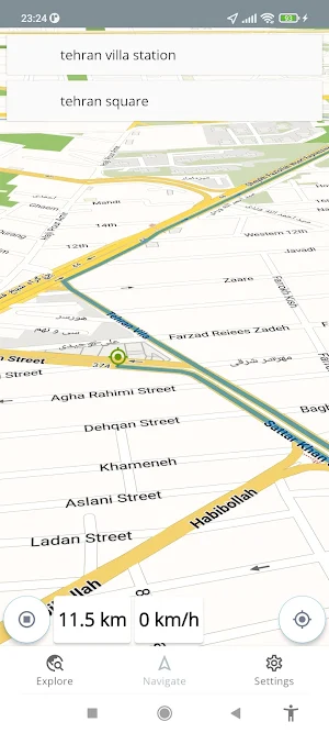 Tehran Iran Offline Map Screenshot 1