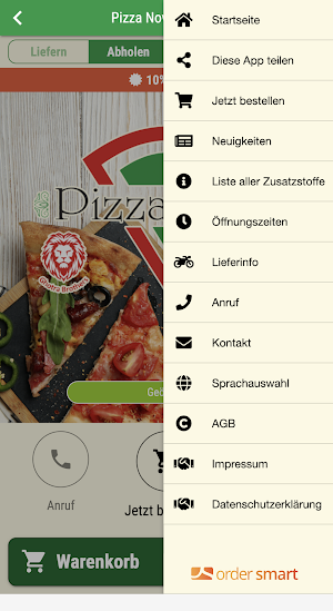 Pizza Nova Dieburg Screenshot 2