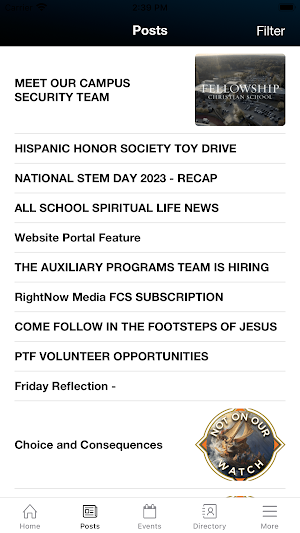 Fellowship Christian School Screenshot 1