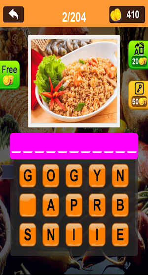 Indonesian Food Quiz Screenshot 3