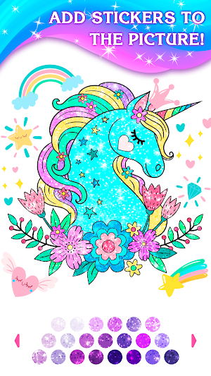 Girls Coloring Game for girls Screenshot 1