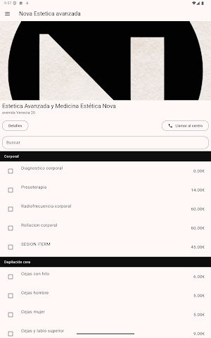Nova Estetica avanzada Screenshot 3