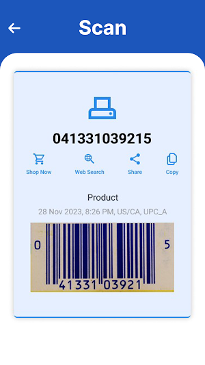 Qr & Barcode scanner Screenshot 3