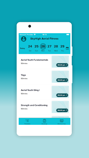 SkyHigh Aerial Fitness Screenshot 1