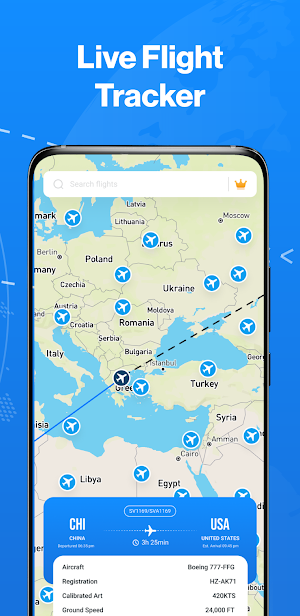 Flight Radar- Airlines Tracker Screenshot 2