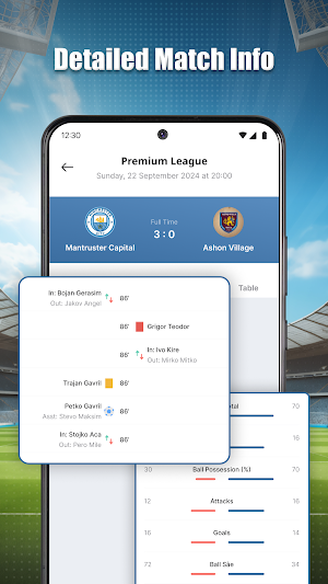 Live Score: Live Soccer Scores Screenshot 1