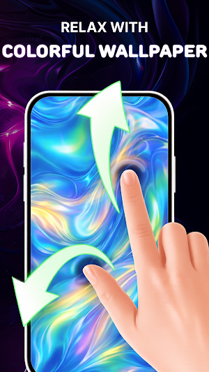 Live Wallpaper 4K: Magic Fluid Screenshot 1