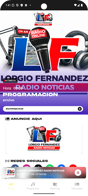 LORGIO FERNANDEZ RADIO Screenshot 2