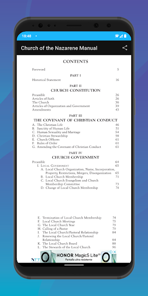 Church of the Nazarene Manual Screenshot 2