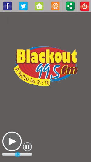 Radio Online Blackout fm Web Screenshot 1