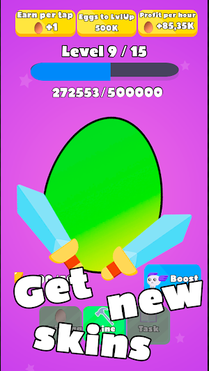Egg Clicker - Eggs Tap Hero Screenshot 1