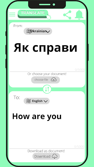English - Ukrainian Translator Screenshot 2
