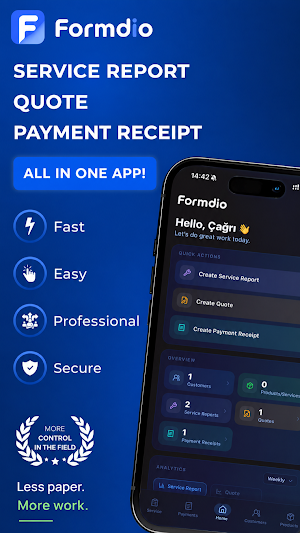 Formdio: Service Reports Screenshot 0
