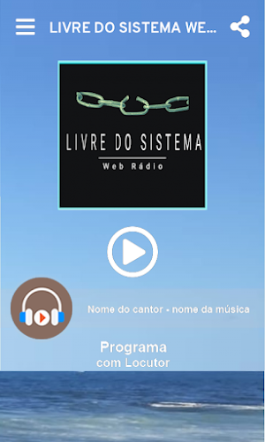 Livre do sistema Web Rádio Screenshot 1