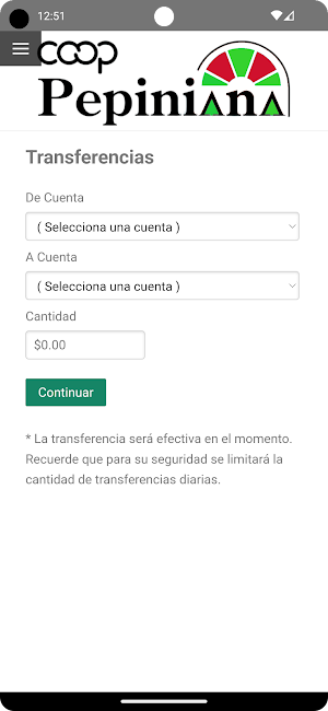 Coop Pepiniana Móvil Screenshot 2