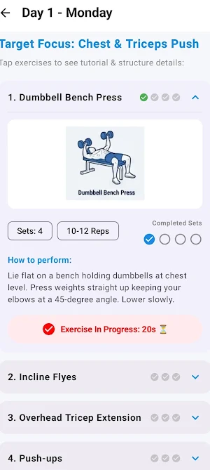 Two Dumbbell Workout Screenshot 1