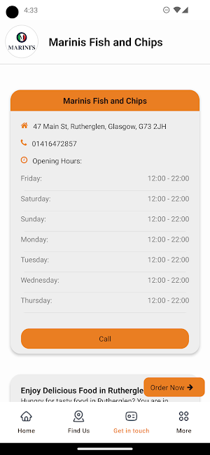 Marinis Fish and Chips Screenshot 2