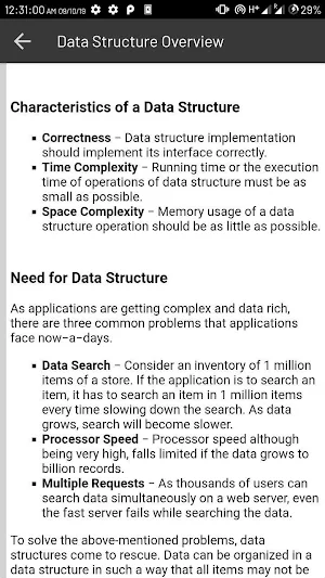 Data Structure: Tutorials, Pro Screenshot 3