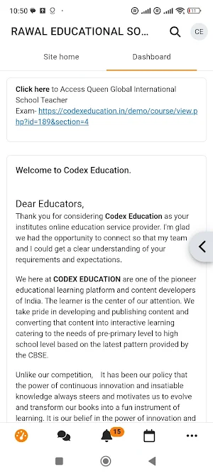 Rawal E-Learning App Screenshot 3