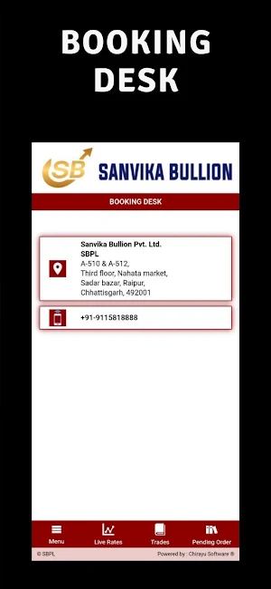 Sanvika Bullion Screenshot 2