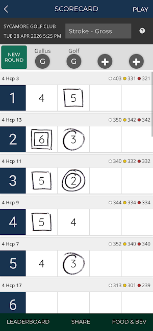 Sycamore Golf Club Screenshot 1