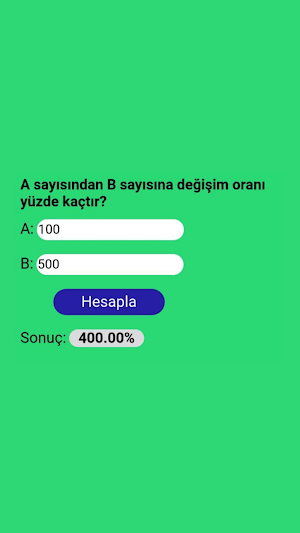 Yüzde ve Kâr Hesaplama Screenshot 2