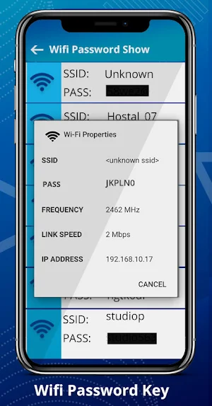 WiFi Password Show - WiFi Password Master key Screenshot 2
