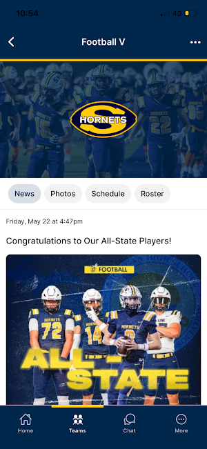 Saline Hornets Football Screenshot 3