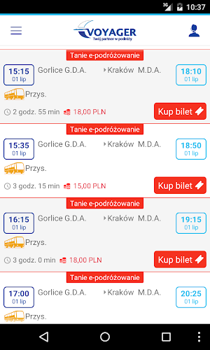 Voyager Transport Screenshot 2
