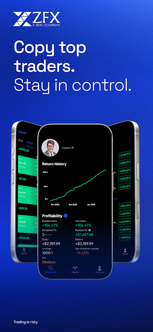 ZFX Copy Trading Screenshot 1