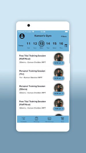 Kaman's Gym Screenshot 1