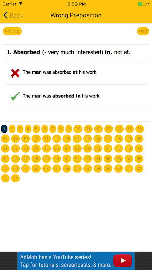 English Grammar :: Common Mistakes Screenshot 1