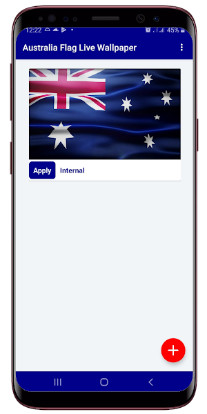 Australian Flag Waving Live Wallpaper Screenshot 0