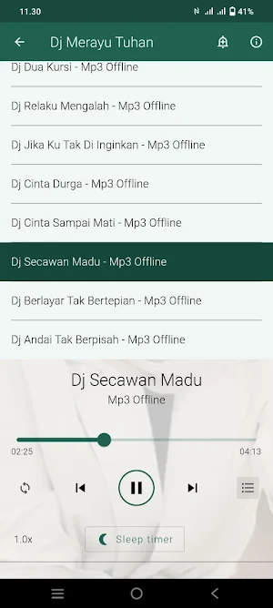 Dj Slow Full Bass Merayu Tuhan Screenshot 2