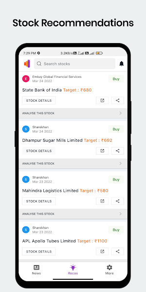 Shares to buy today Screenshot 1