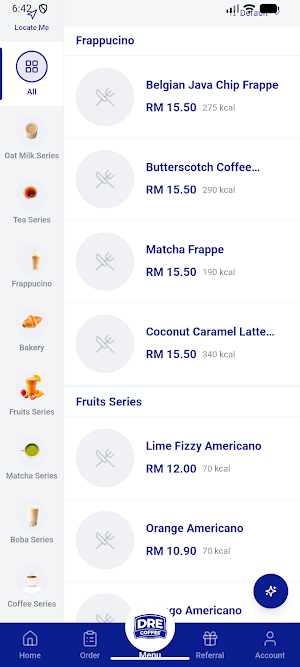 DRE Coffee: Drink Refer Earn Screenshot 1