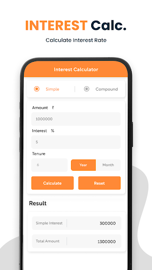 Easy EMI - EMI Loan Calculator Screenshot 2