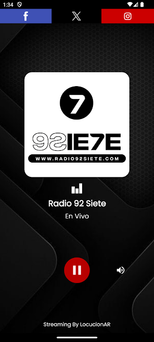 Radio 92 Siete Screenshot 0