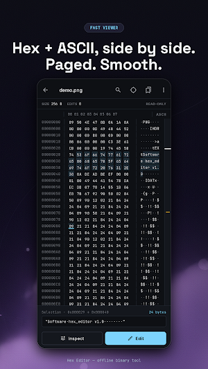 Hex Editor — Binary Viewer Screenshot 1